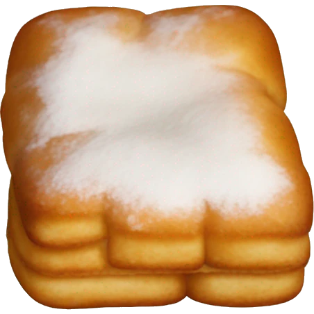 square beignets emoji