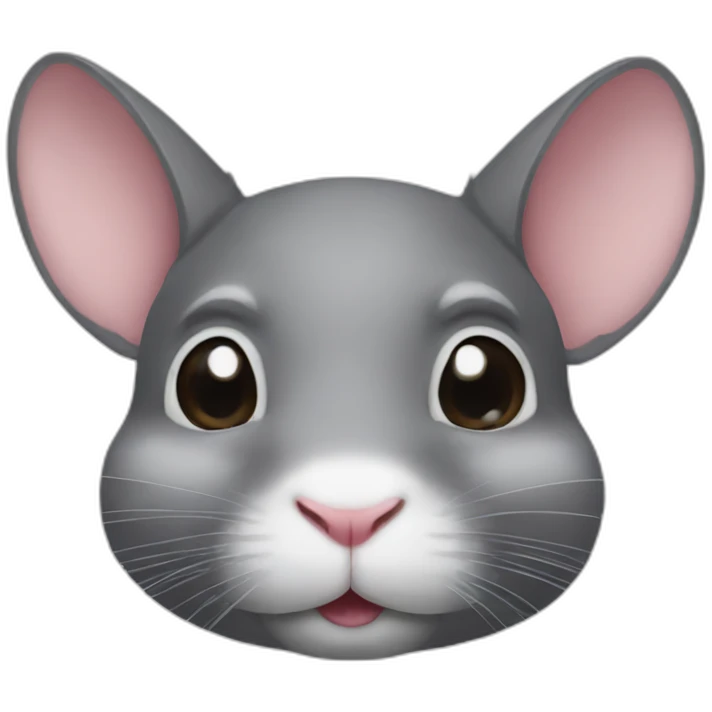 Chinchilla face emoji