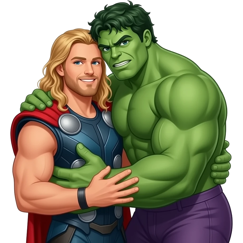 thor e mulher hulk love emoji