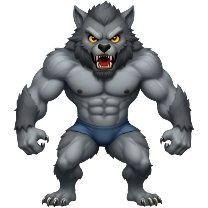 Werewolf emoji