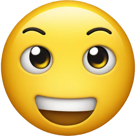 surprised smiley face emoji