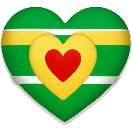 euskadi flag with a heart in the middle  emoji