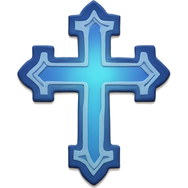 religious cross but it's the venmo cashapp or zelle app logo emoji