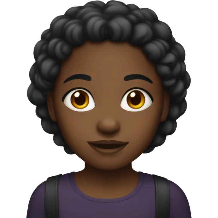 Black girl emoji