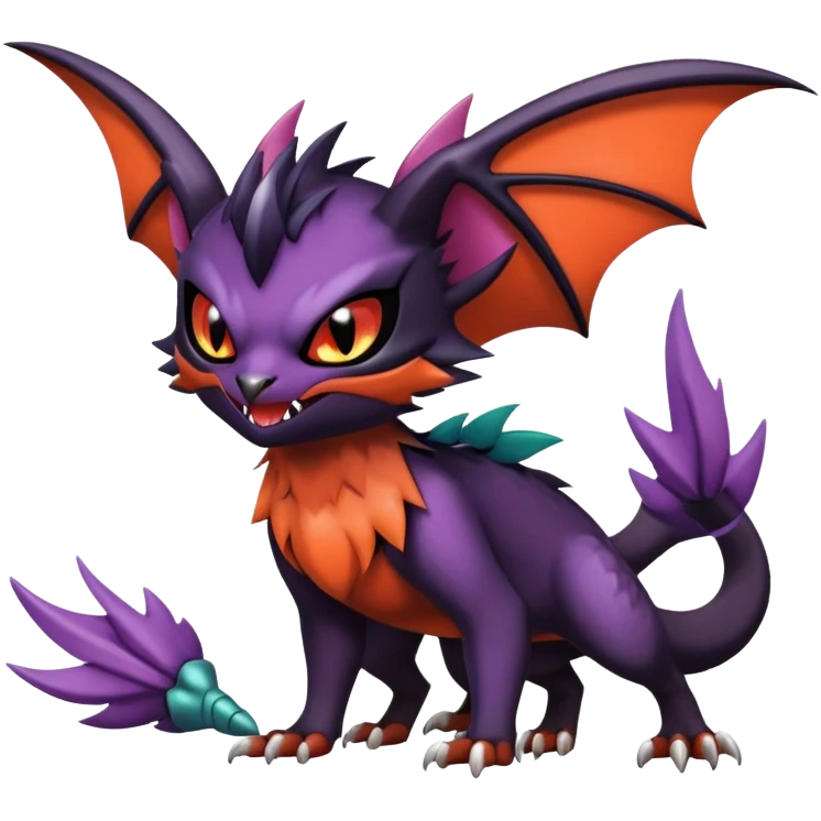 Noibat-Noivern-Litten-Hybrid-creature emoji
