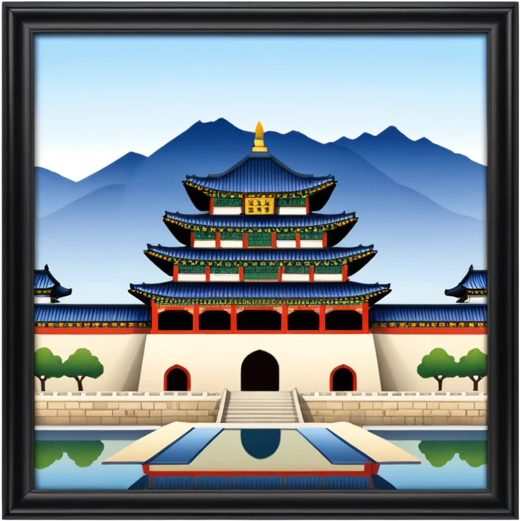 South Korea 
Gyeongbokgung Palace castle emoji