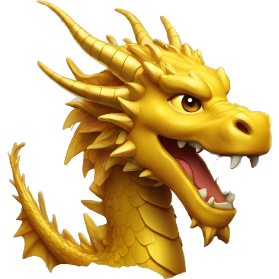 golden dragon emoji