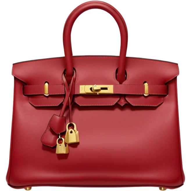 hermes birkin cherry color bag emoji