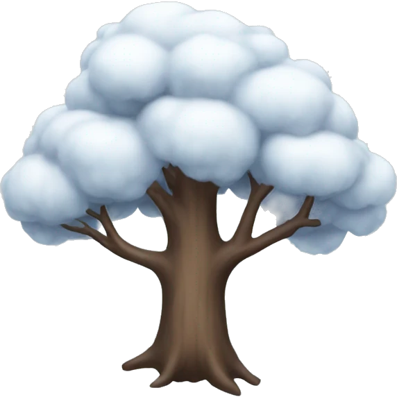 Winter tree emoji