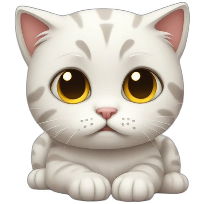 sad little cat emoji