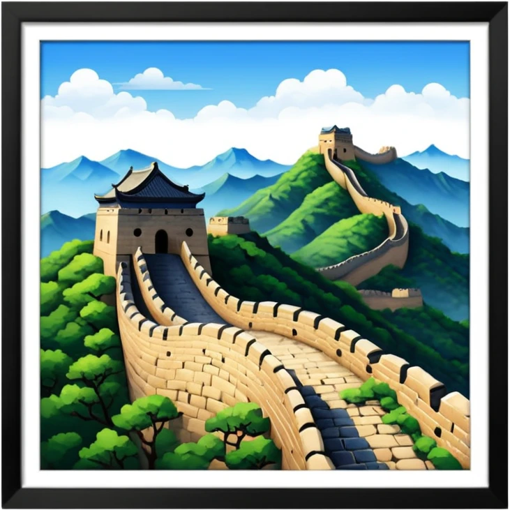 Great wall of china emoji