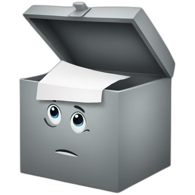 sad ballot box emoji