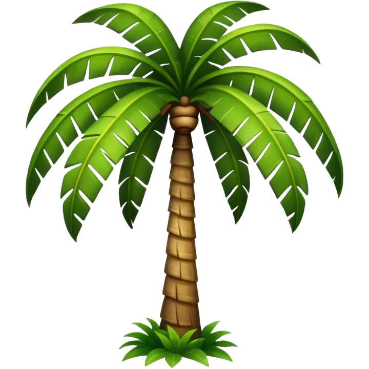 big palm tree emoji