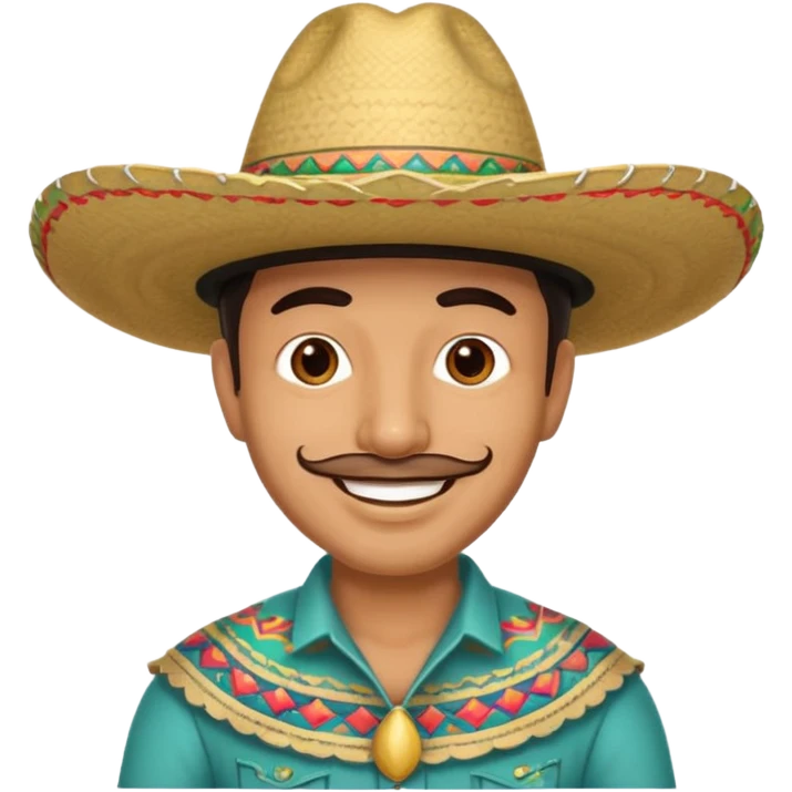 Tejana sombrero de hombre emoji