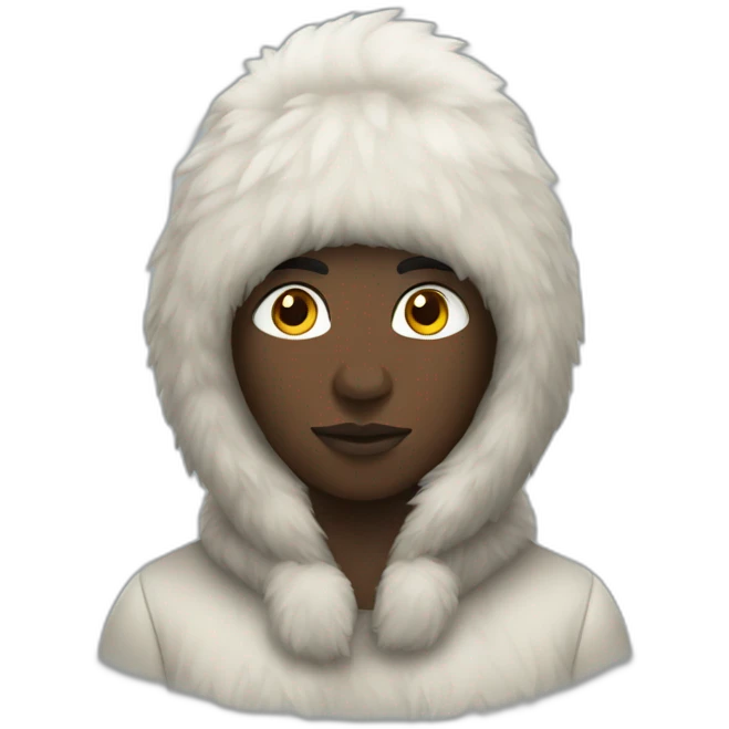 black tundra emoji