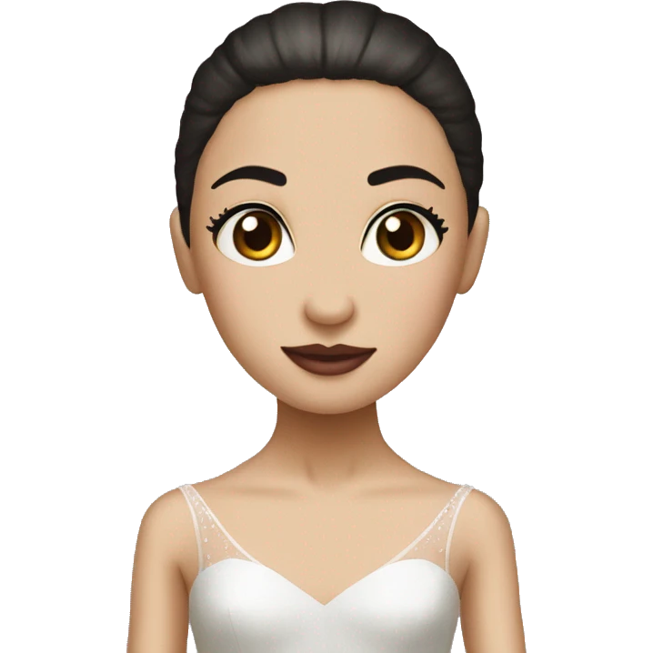 Ballerina (black swan) emoji