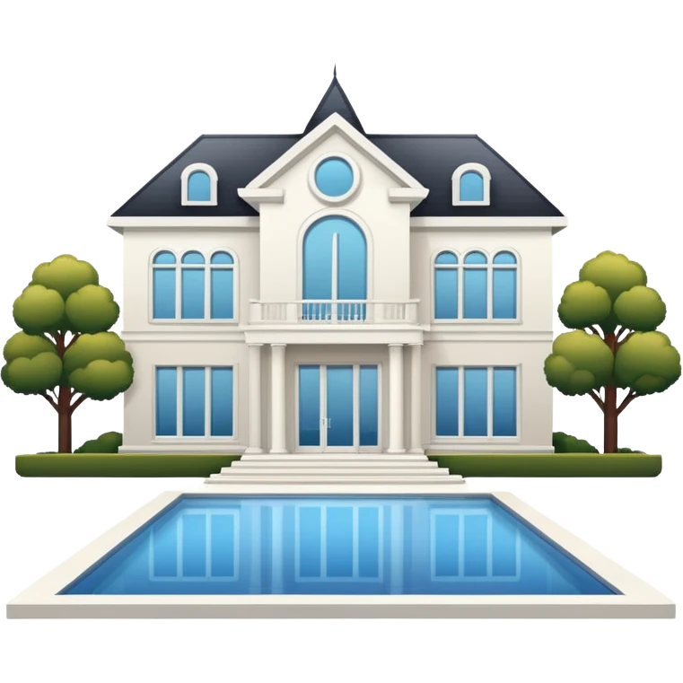 luxury mansion emoji