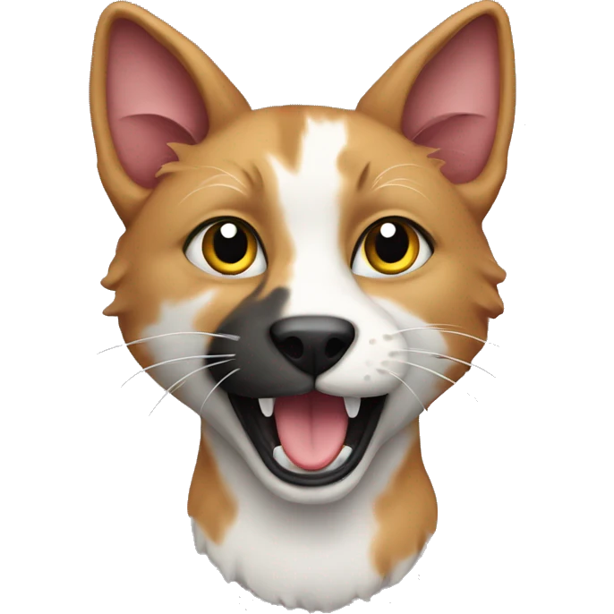 Mongrel cat, Multicolored  emoji