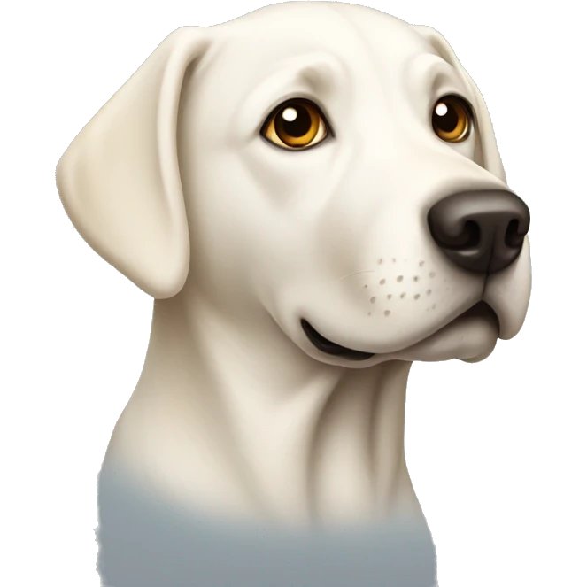 White Labrador emoji