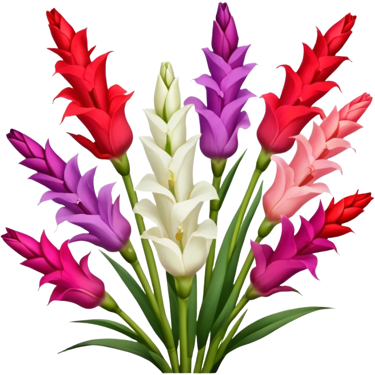 Gladiola bouquets emoji