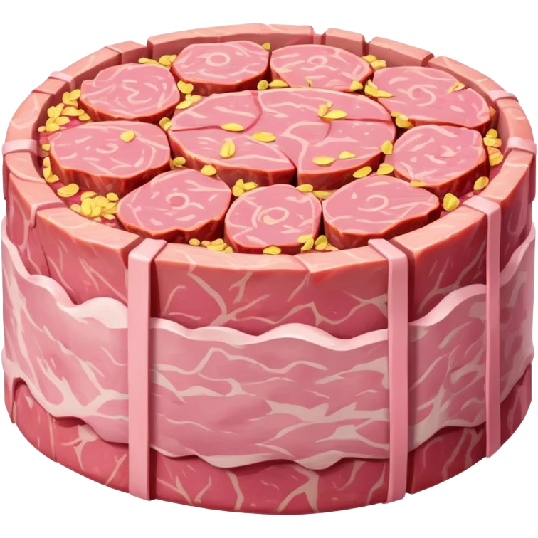 van gogh style abstract SPAM  meat flowers landscape emoji