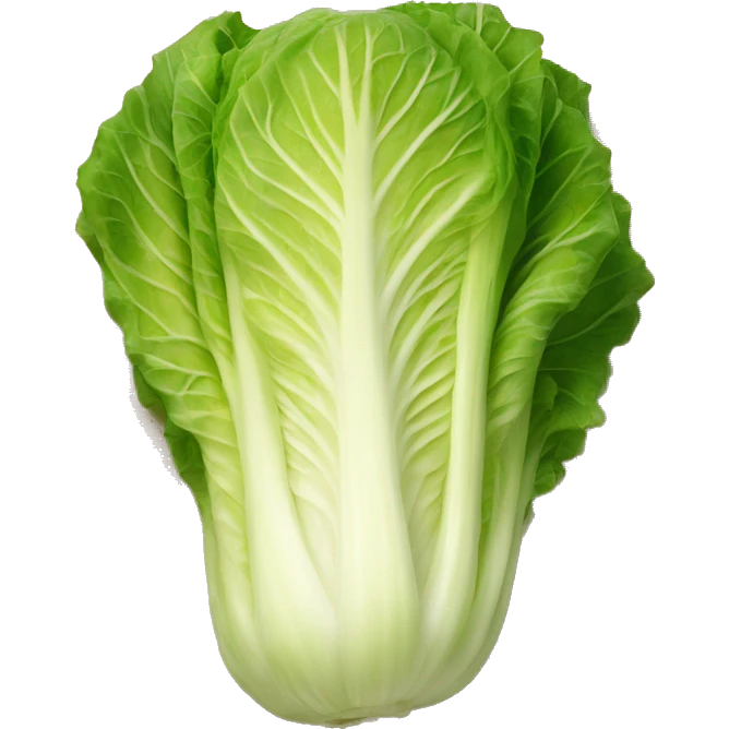 A napa cabbage marinated in a red pepper paste emoji