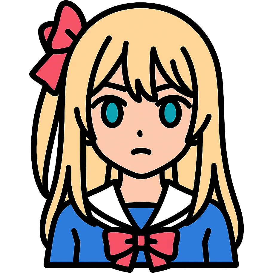 anime girl from anime "Roshidere" emoji