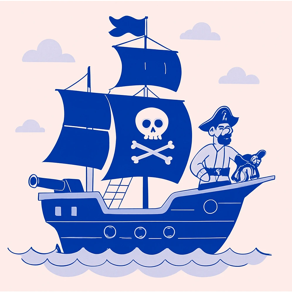 pirate ship emoji
