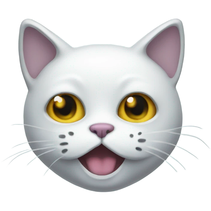 cat with a ghost mask emoji