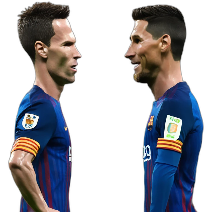 Ronaldo killing messi emoji