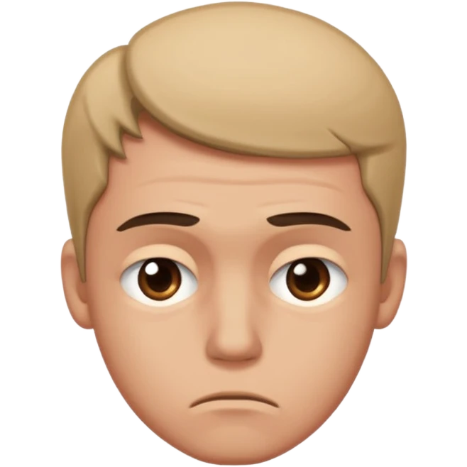 guy regretting  emoji