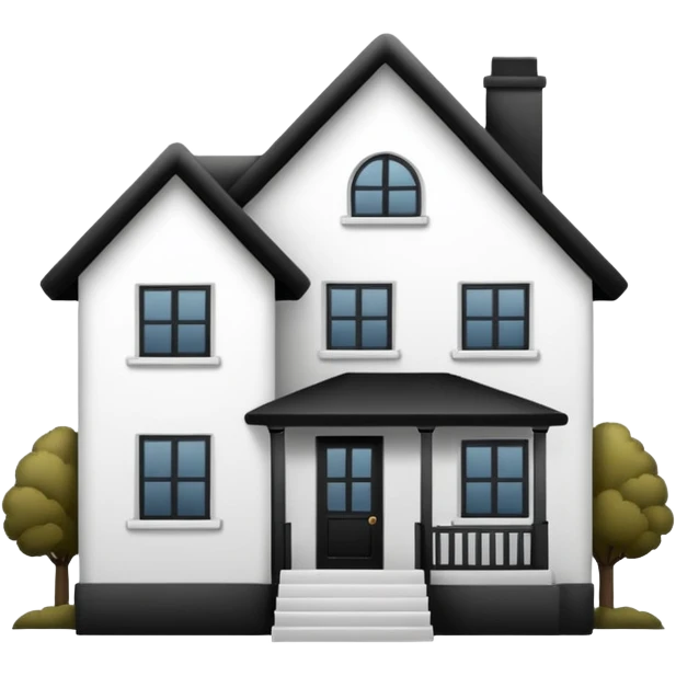 simple house  LINE drawing   emoji