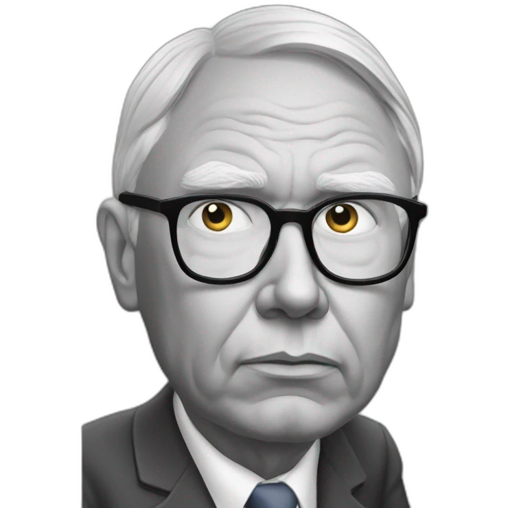 deep thinking wrinkled charlie munger emoji