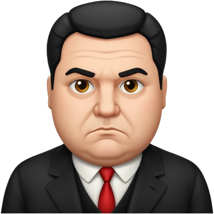 владелец фирмы пухлый и серьезный опасный мафия emoji