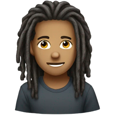 nonchalant yn with dreads emoji