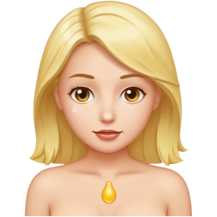 Cum on female tits emoji