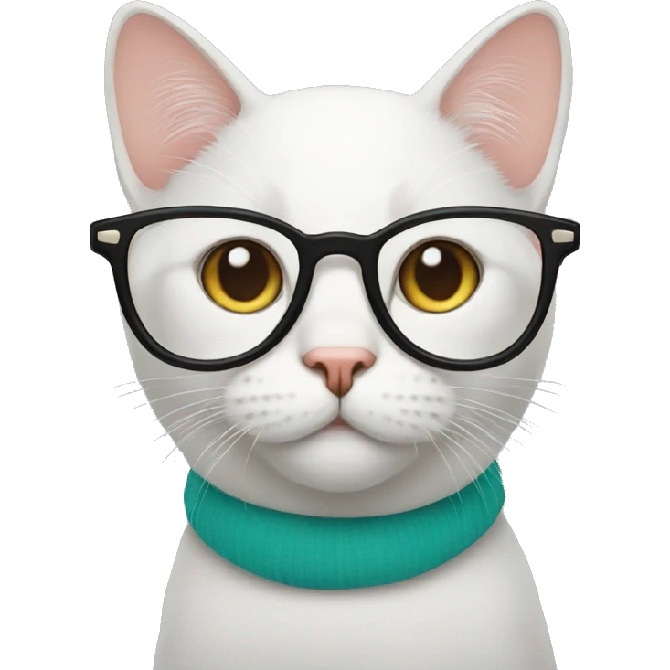 Cat with glasses emoji