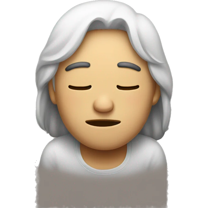 Sleepy emoji