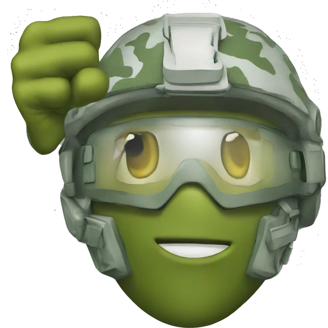 army,-s10 mask,-thumbs-up emoji
