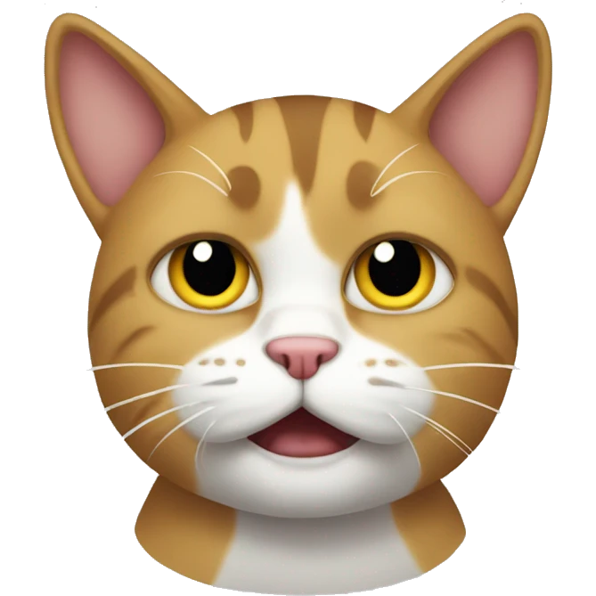 Bad cat emoji