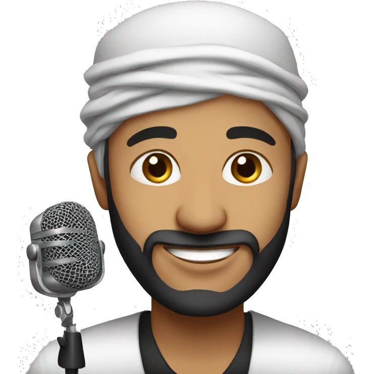 Muslim singer man emoji