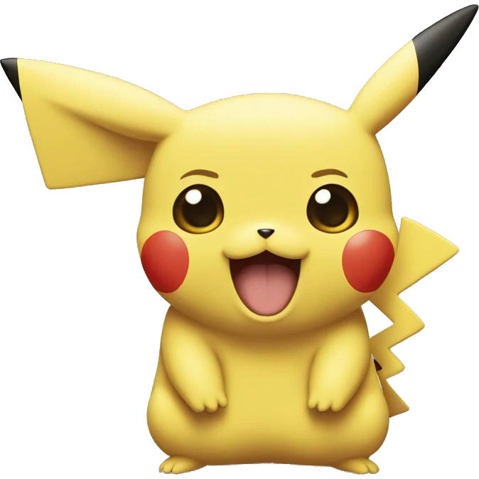 Pikachu, do you know your dad ￼￼ emoji