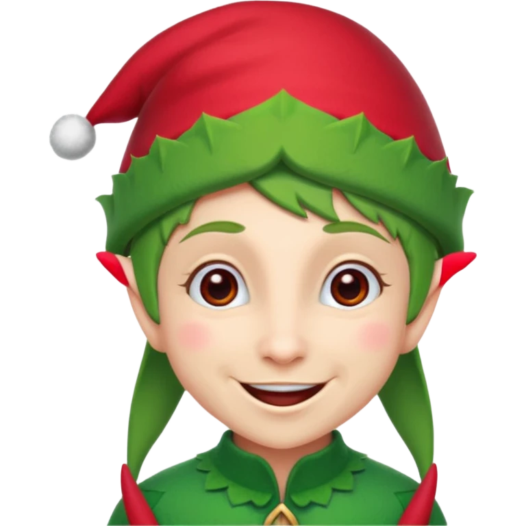 Christmas elf emoji