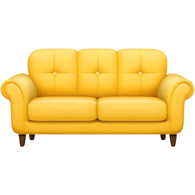 yellow basic sofa
 emoji