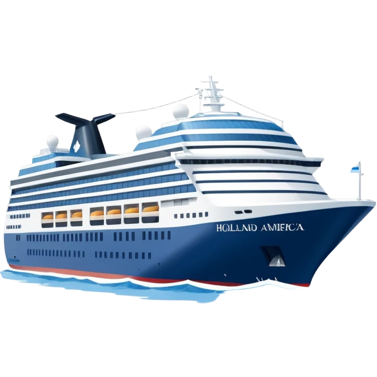 holland america cruise ship in rotterdam emoji