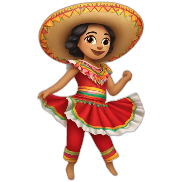 mexican foklore dancer emoji