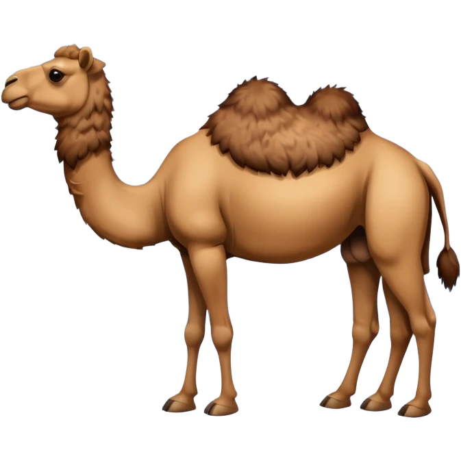 a camel in snow emoji