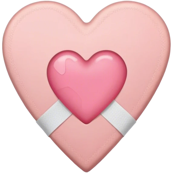 Heart bandaid emoji