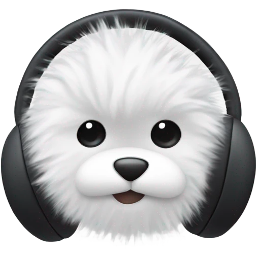 white fluffy earmuffs emoji