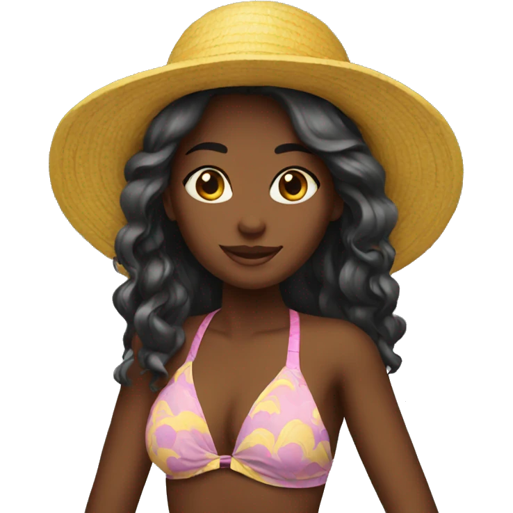 GIRL BEACH emoji